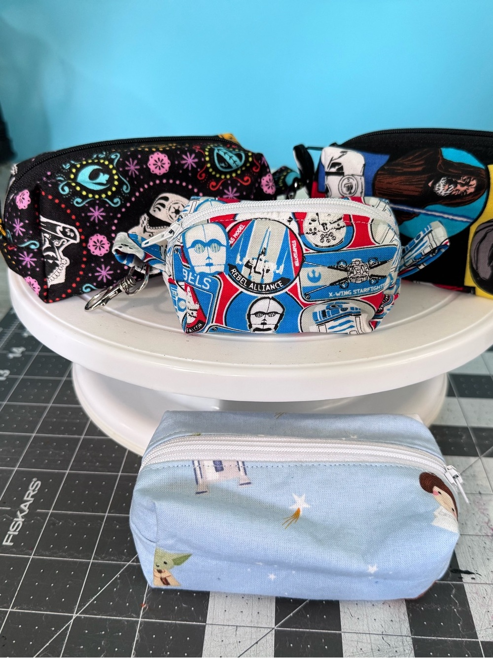 Brand New Star Wars Themed Multi Pouch, Boxy Bags - Small Travel Case